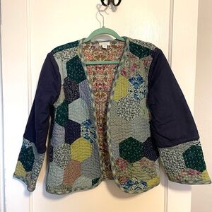 Sundance Patchwork Quilted Jacket - petite medium